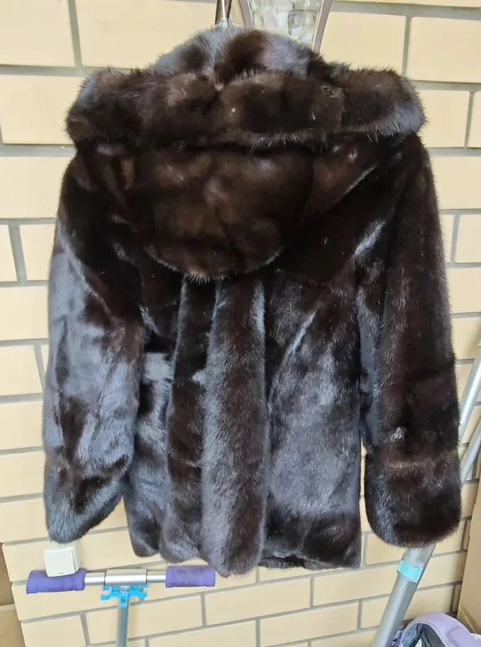 Шуба норковая 48 (L) - миниатюра 2
