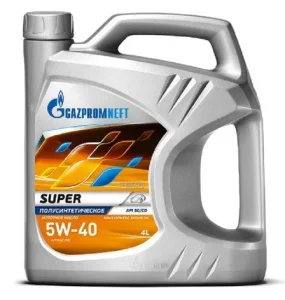 GAZPROMNEFT Super 5W40 SG/CD Масло моторное 4л. - миниатюра 2