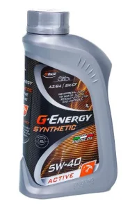 G-Energy Synthetic Active 5W40 SN/CF Масло моторное 1л. - миниатюра 2