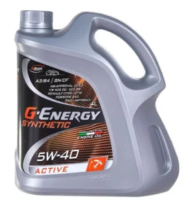 G-Energy Synthetic Active 5W40 SN/CF Масло моторное 4л. - миниатюра 2