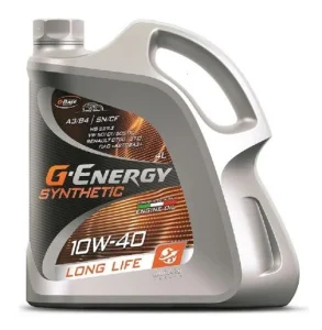 G-Energy Synthetic Long Life 10W40 SN/CF Масло моторное 4л. - миниатюра 2