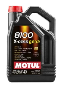 MOTUL 8100 X-CESS GEN2 5W40 Масло моторное 4л - миниатюра 2
