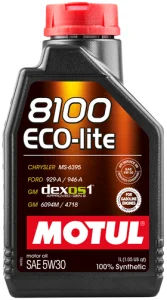 MOTUL 8100 Eco-lite 5W30 Масло моторное 1л - миниатюра 2