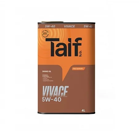 TAIF VIVACE 5W40 Масло моторное SN/CF, A3/B4 4л - изображение 1