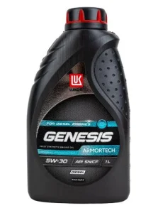Лукойл GENESIS Armortech DIESEL 5W30 SN/CF, C2/C3 Масло моторное 1л - миниатюра 2