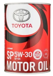 Toyota Motor Oil 5W30 SP GF-6A Моторное масло 1л - миниатюра 2