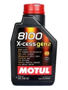 MOTUL 8100 X-CESS GEN2 5W40 Масло моторное 1л - миниатюра 2