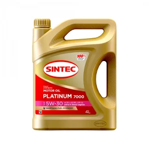 SINTEC PLATINUM 7000 5W30, A5/B5 синт. 4л - миниатюра 2