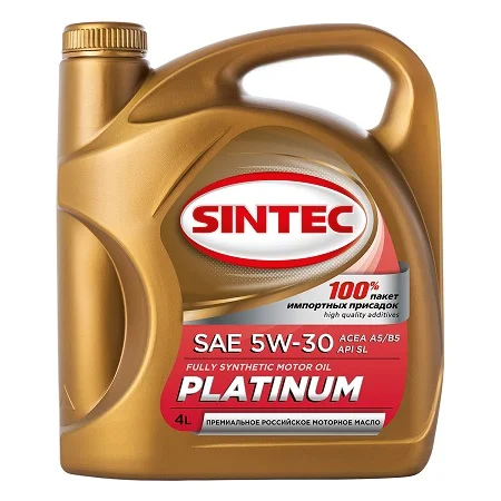 SINTEC PLATINUM 7000 5W30, A5/B5 синт. 4л - миниатюра 3