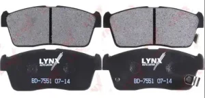BD7551 BD-7551 Колодки тормозные LYNXauto *LYNXAUTO - миниатюра 2