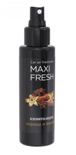 Ароматизатор MAXIFRESH Корица и ваниль спрей 110мл. - изображение 1