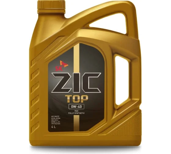 ZIC TOP 0W40 SP Масло моторное 4л - изображение 1