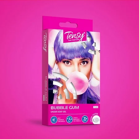 Ароматизатор под сидение гелевый TENSY bubble Gum - изображение 1