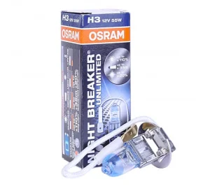 H3 Авто лампа 55W 12V OSRAM 1шт 64151 NBU/64151NBU-01B - миниатюра 2