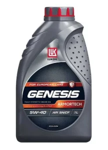 Лукойл GENESIS Armortech 5W40 API SQ/CF Масло моторное 1л - миниатюра 2
