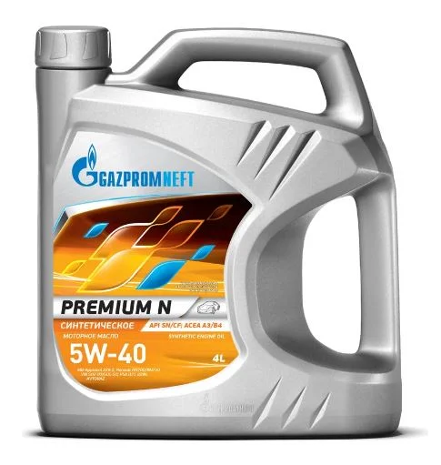 Газпромнефть Premium N 5W40 SN/CF Масло моторное 4л. - изображение 1