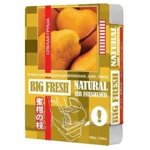 Ароматизатор BIG FRESH спелая груша 200 гр плоск - миниатюра 2