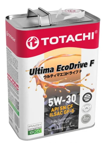 TOTACHI HYPER Ecodrive Fully Synthetic SP/GF-6A 5W30 Масло моторное 4л - изображение 1