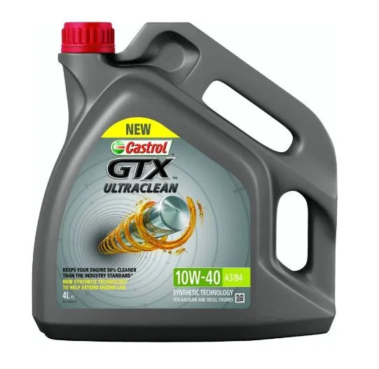 Castrol GTX Ultraclean 10W40 A3/B4 Масло моторное 4л - изображение 1