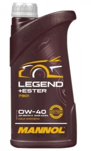 MANNOL LEGEND+Ester 0W40 SN/CF Масло моторное 1л. - миниатюра 2