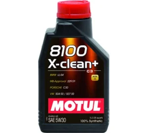MOTUL 8100 X-Clean PLUS 5W30 Масло моторное 1л (106376) - миниатюра 2