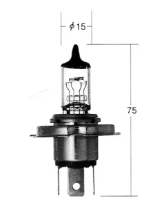 H6 Автолампа 12V  65/55W KOITO 1 шт. - миниатюра 2