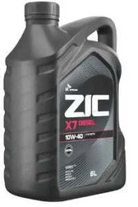 ZIC X7 Diesel 10W40 CI-4 Масло моторное 6л - миниатюра 2