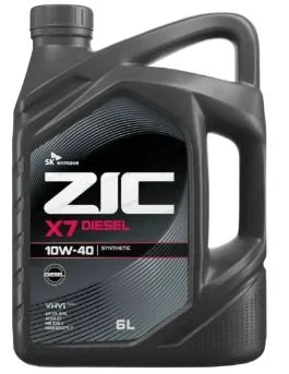 ZIC X7 Diesel 10W40 CI-4 Масло моторное 6л - миниатюра 3