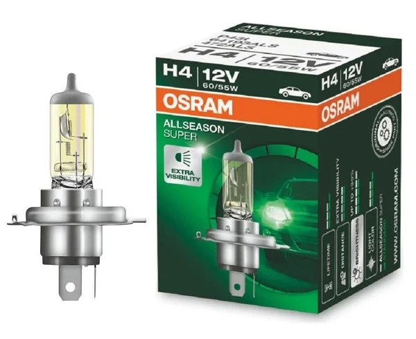 H4 Авто лампа 60/55W 12V P43t OSRAM 64193 ALS 1шт - изображение 1