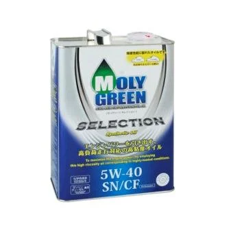 Moly Green Selection 5W40 SN/CF Масло моторное синтетика 4л - изображение 1