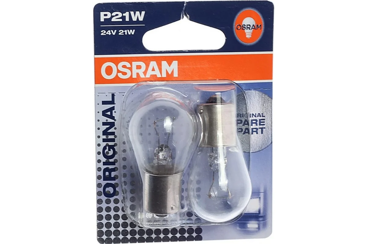P21W Авто лампа 21W 24V OSRAM, 1шт - изображение 1