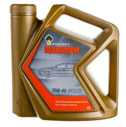 Роснефть Maximum 10W40 SG/CD Масло моторное 4л - изображение 1