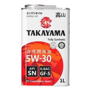 TAKAYAMA Adaptec масло моторное 5W30 1л. ж/б - миниатюра 2