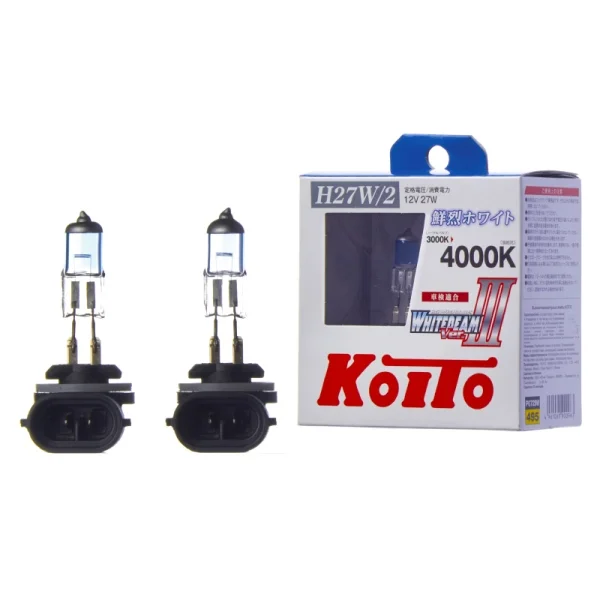H27/2(881) Автолампа 12V 27W (55W) KOITO к-кт - изображение 1