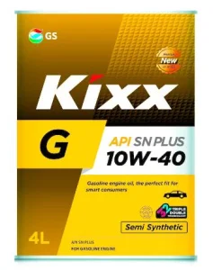 Kixx G1 10W40 CF/SN PLUS Масло моторное 4л мет - миниатюра 2