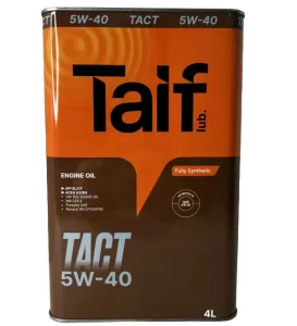 TAIF TACT 5W40 Масло моторное API SL/CF, A3/B4  4л - миниатюра 2
