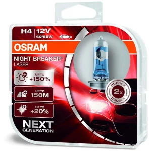 H4 Авто лампа 12V-60/55W (P43t) Night Breaker Laser DuoBox OSRAM 2шт - миниатюра 2