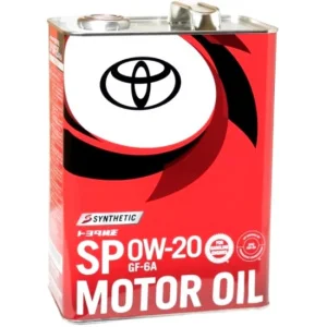 Toyota Motor Oil 0W20 SP/GF-6A Моторное масло 4л - миниатюра 2