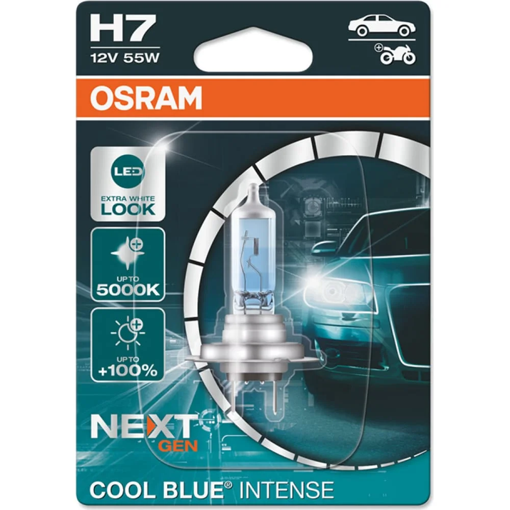 H7 Авто лампа 55W 12V Cool Blue OSRAM 1шт - изображение 1