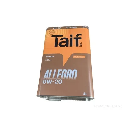 TAIF ALLEGRO 0W20 Масло моторное API SP, GF-6A 4л - миниатюра 3