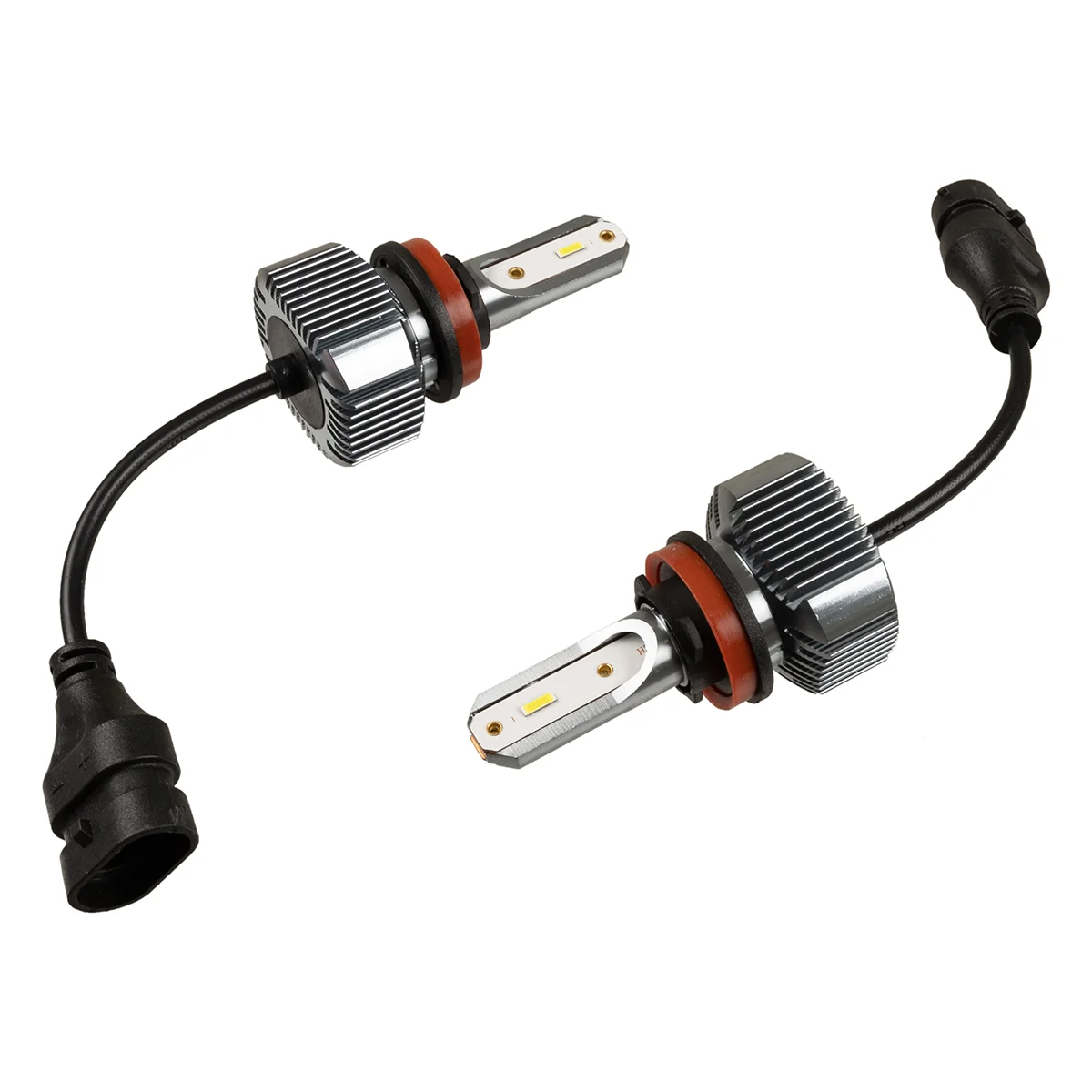 Автолампа-LED H11 ФОТОН (V2) 12/24V 18W 6000K 4000Lm 1-конт SKYWAY комп.2 шт - изображение 1