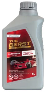 Акция! Масло моторное THE BEAST PAO синтетика 5W30 1л. - миниатюра 2