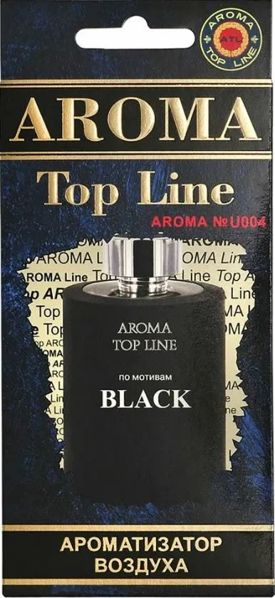 Ароматизатор AROMA TOP LINE парфюм Bulgary Black муж - изображение 1