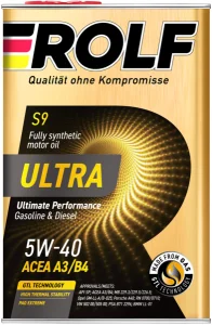 ROLF ULTRA 5W40 A3/B4 SP Масло моторное синтет 4л. - миниатюра 2