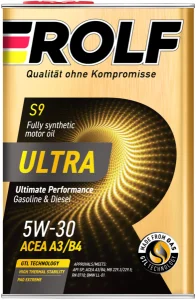 ROLF ULTRA 5W30 A3/B4 SP Масло моторное синтет 4л. - миниатюра 2