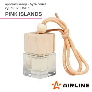 Ароматизатор-бутылочка куб "Perfume" PINK ISLANDS - миниатюра 2