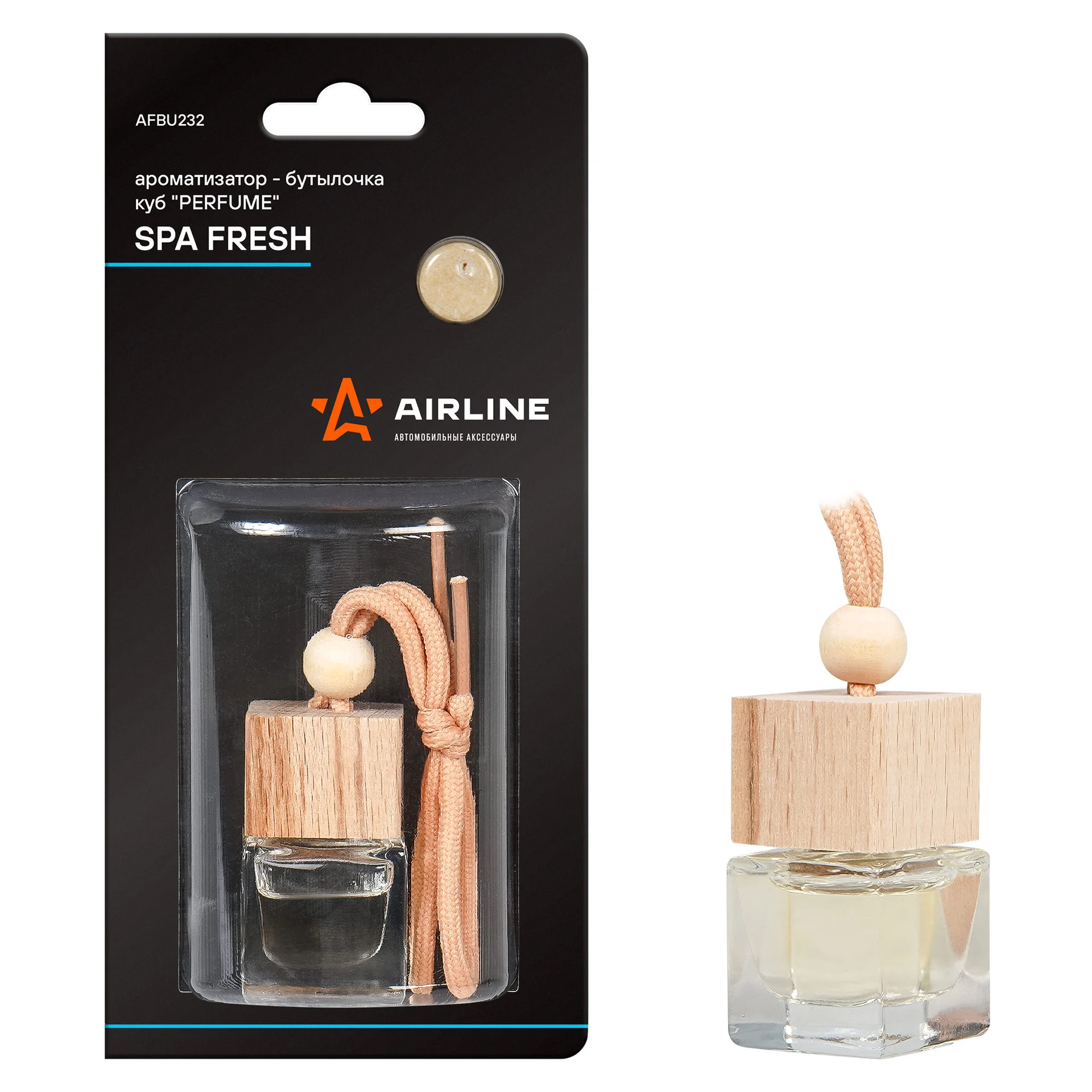 Ароматизатор-бутылочка куб "Perfume" SPA FRESH - миниатюра 3