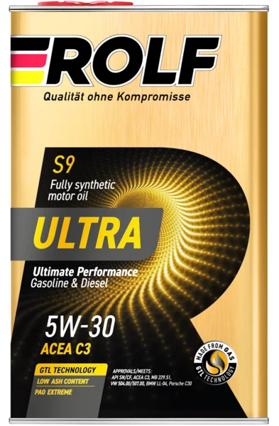 ROLF ULTRA 5W30 С3 SN Масло моторное синтет 1л. - изображение 1