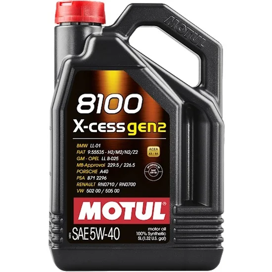 MOTUL 8100 X-CESS GEN2 5W40 Масло моторное разлив. 1л.(замена 109778) - изображение 1
