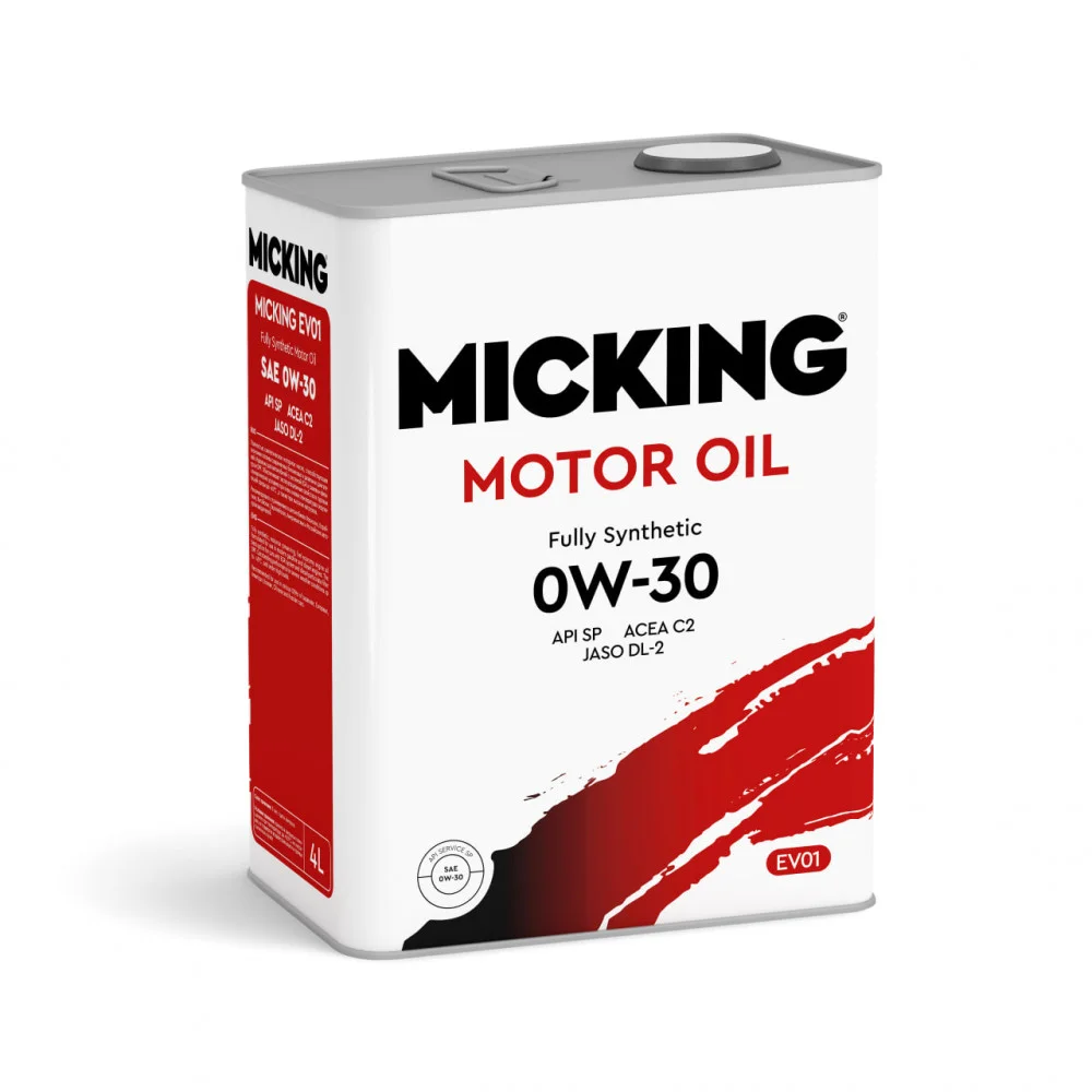 Акция! Моторное масло Micking Gasoline Oil MG1 0W30 синтетическое 4л - изображение 1
